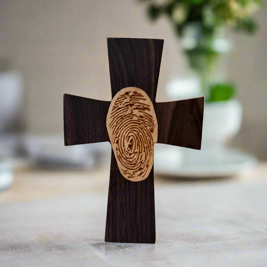 His Fingerprint Cross