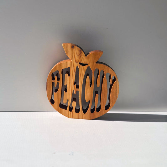 Peachy Wooden Trivets – Playful & Functional Décor