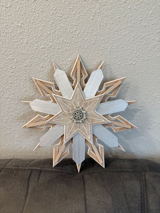 Snowflake wall art