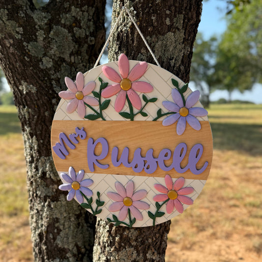 Flower Name Signs